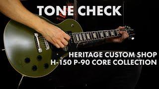 TONE CHECK: Heritage Custom Core H-150 P90 Guitar Demo | Cream City Music