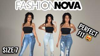 FASHIONNOVA JEANSTRY-ON HAUL 2021(SIZE 7)