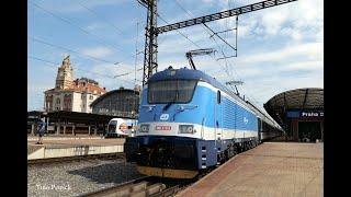 Eisenbahnsommer in Tschechien 001 - Zugverkehr in Prag HBf am 23.07.2024