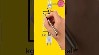 220v AC to DC convert dc 3v led  circuit #shorts