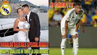 RONALDO RECEIVES SPECIAL AWARD | MBAPPE GOALLESS IN THREE LA LIGA ROUNDS