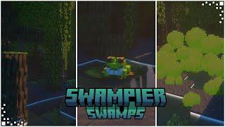 Swampier Swamps (Minecraft Mod Showcase) | Frogs Expansion, Swamp Overhaul & New Items