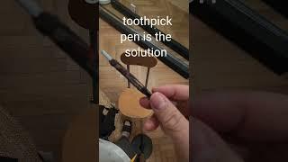 Toothpick pen grip test #diy #video #boox #reader #eink