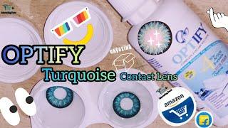 Optify Contact Lens | Turquoise Colored Lens | CircleLens for Cosplay | Trending Lenses |TodayTrends