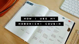 How I'm using my hobonichi cousin  functional planning + task management