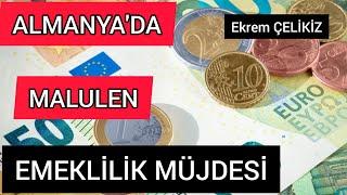 Almanya'da Malulen Emeklilere Müjde