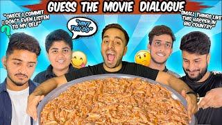 Funny Guess The Famous Movie Dialogue By Their English Version  Pasta Challenge|Sahil Khan & Team|