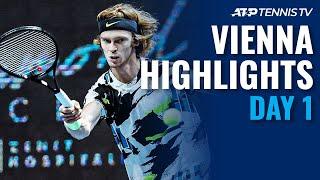 Shapovalov shocked by Rodionov; Rublev Rolls | Vienna 2020 Day 1 Highlights