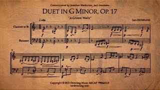 Duet for Clarinet and Bassoon in G Minor