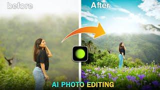 Hypic App photo editing tutorial || one click photo background change #hypicapp #photoediting