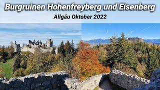 Burgruinen Hohenfreyberg und Eisenberg