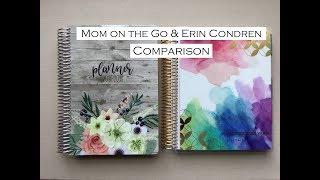 Erin Condren vs Mom on the GO - { Planner Comparison }