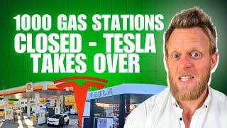 Tesla converts gas station into Superchargers as oil giant dumps 1000 sites