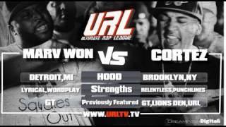 URL PRESENTS MARVWON vs CORTEZ [FULL BATTLE] | URLTV