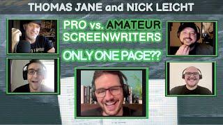 Thomas Jane & Nick Leicht Try to Spot Pro Screenwriting | Spot the Pro #5