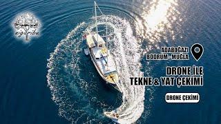 Bodrum Adaboğazı'nda Tekne Çekimi + Drone ile Fotoğraf / Video Çekimi