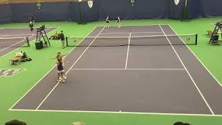 Match Point in the 2022 WA State 2A Tennis Doubles Finals