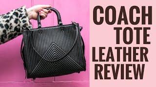 Coach Rogue Tote Bag // Leather Handbag Quality Review