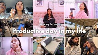 moving series ⭐ | episode one | Productive Vlog + Getting new furniture customized! Gulguli Singh