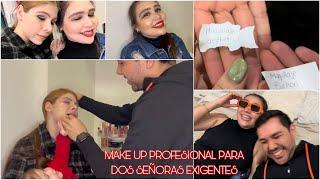 MAKE UP POR UN PROFESIONAL PARA ANA Y KARLA (quedó espectacular) VLOG