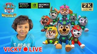  PAW Patrol Live Stream with Vicky | Adventure Awaits! 