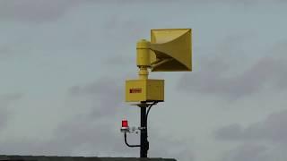 Thunderbolt 1000T Tornado Siren Test | December 21, 2011