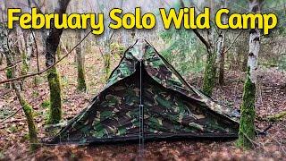 Dutch Army Tent  Solo Wild Camp