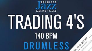 Swing - 10 Minutes Drumless Trading Four's at 140 Bpm With Click