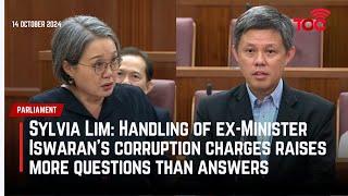 Sylvia Lim: Handling of ex-Minister Iswaran's corruption charges raises more questions than answers