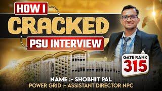 How to Crack PSU Interview | Tips to crack PSU Interview | PSU Interview Guidance @GATEATZEAL