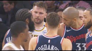 Luka Doncic Trash Talks Clippers Then Joins Their Huddle! Lakers vs Clippers