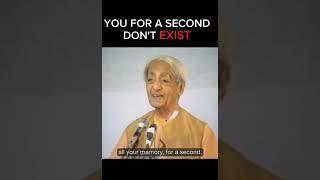 Krishnamurti - when the self is not