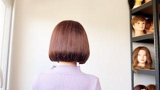 🟡HOW   TO  CUT ️ ONE  LENGTH //  SQUARE  LINE BOB / COUPE DE CHEVEUX AU CARRÉ