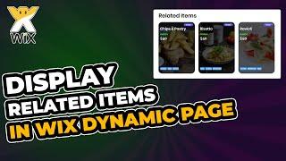 Display Related Category(items) in WIX Dynamic Page | Zero-code!! | Wix Ideas