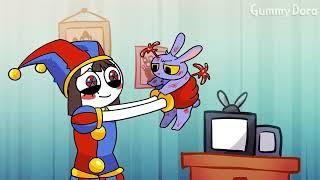 Jax Transformed into a Cute Rabbit, But inside Pomni's Clothes?!| AMAZING DIGITAL CIRCUS Animation