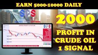 CRUDE OIL Live Signal 2000 Profit | Earn 5000-10000 Daily | Best MT4 Signal Software #shorts #crude