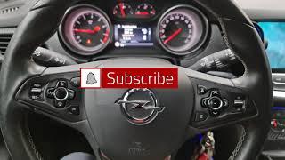 How to activate Hill stop on Opel Astra k