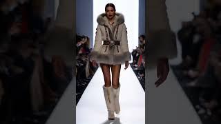 Stunning Runway Walk in Inuit Fashion#shorts #fashion #viralshorts #ai #influencer #model #clothes