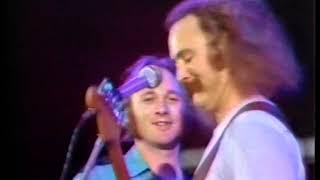 CROSBY  &  STILLS  &  NASH  &  YOUNG - Almost Cut My Hair (  Live In Wembley Stadium , London , 1974