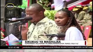 Entertainment at the Mashujaa day Celebrations in Kwale county