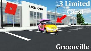 3 New Limited Cars for April Fools! | Greenville Beta Roblox