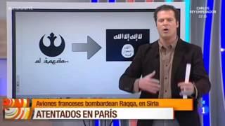 La Mañana de La 1 confunde el logo de Al Qaeda con el de la alianza rebelde de Star Wars