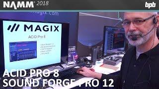 MAGIX Acid Pro 8, Sound Forge Pro 12, and more @ NAMM 2018