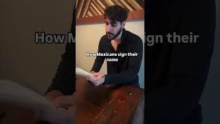 How Arabs sign their name