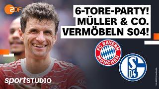 FC Bayern München – FC Schalke 04 Highlights | Bundesliga, 32. Spieltag Saison 2022/23 | sportstudio