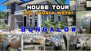 HOUSE TOUR 100sqm BUNGALOW HOUSE(Brgy.Abunagan Malasiqui Pangasinan) HOUSE PROJECT LAST PART