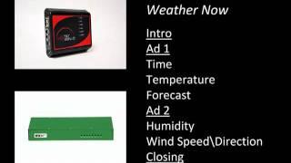 Weather Now Time & Temperature System