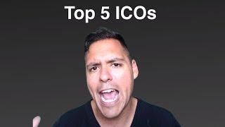 TOP 5 CRYPTOCURRENCY ICO'S RIGHT NOW! 