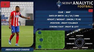 ABDELOUAHED CHAKHSI ( PART 1 2019/2020 ) ( RIGHT FULLBACK -DEFENSIVE - MAT / MOROCCO )