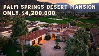 $4,200,000 Guard Gated Desert Mansion in AWARD-WINNING GOLF Community